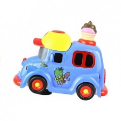 Battery Operated Vehicle Bubble Ice Cream Car Lights Sounds Bump & Go Action