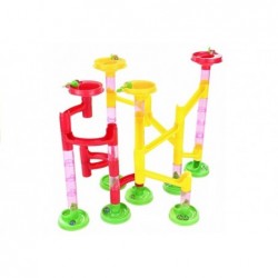 58 PCS Marble Run Race Set Building Construction Plastic Balls