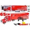 R/C Lorry Vehicle Big Red Truck  Remote Control Lights Sounds  65cm Long