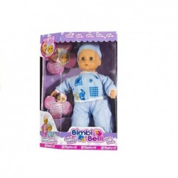 Crying Baby Doll 2 Colours Pacifier Soft Body Blue Pink