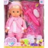 A cute baby doll with hair accessories hair braider