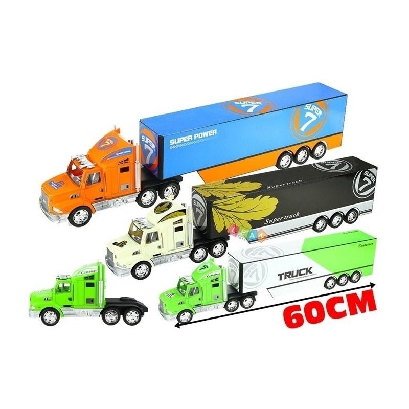 Massive Truck With Detachable Trailer Semitrailer Big 1:32 Realistic 3 Colours