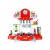 Realistic Roleplay Kitchen Set Lights Sounds 70cm High Grocery Accessories