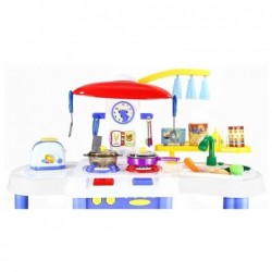 Realistic Roleplay Kitchen Set With A  Working Tap With Water 30 PCS