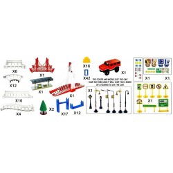 Dream Track Speed Game - 159pcs Boxed Set Track & Cars