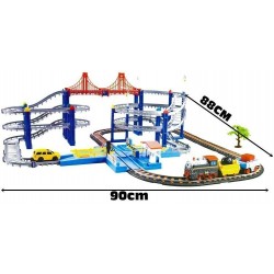 Battery Operated Track Car Train Included Lights Sounds