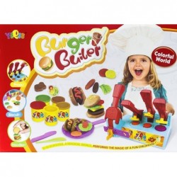 Burger Builder Colour Clay Dough Set