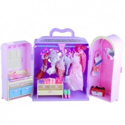 Dream Wardrobe Full Of Accessories Clothes Shoes Jewellery Doll Included