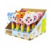 Chinese Zodiac Rattle Drum 12 Types Smiling Faces Colourful Toy