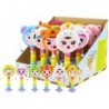 Chinese Zodiac Rattle Drum 12 Types Smiling Faces Colourful Toy