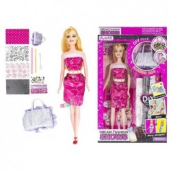 DIY Fashion Colour Me Doll Painting Accessories