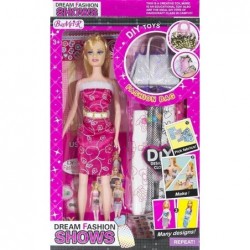 DIY Fashion Colour Me Doll Painting Accessories