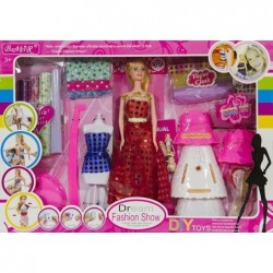 Dream Fashion Show Doll With Accessories DIY Creative Colour It Accessories