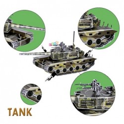 3D Jigsaw Puzzle Tank