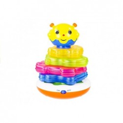 Baby Stacking Rings Animal Shapes Lights Sounds Pyramid Stacker Toys Of Newborns