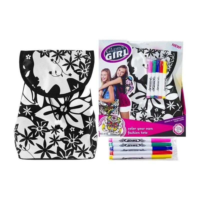 DIY Colour Me Backpack Rucksack Waterpens Included Creative Toy