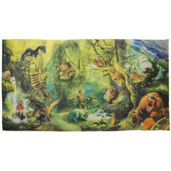 Floor Mat/Carpet/Rug - soft material, jungle styled