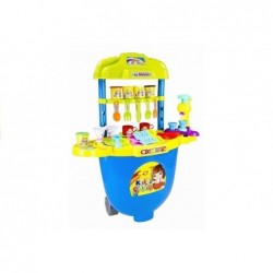 Big Kitchen Set With Dough Accessories 5 Colours