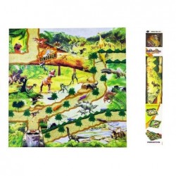 Baby Child Soft Mat Rug Carpet Dinosaur Figures Included 70x80cm