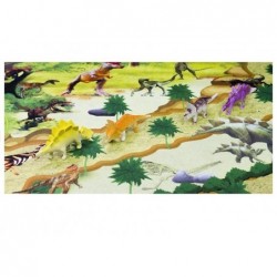 Baby Child Soft Mat Rug Carpet Dinosaur Figures Included 70x80cm