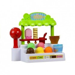 Ice Cream Shop Play Set - with Cash Register & Bar Code Scanner