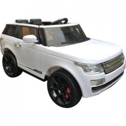 SPORT SUV White - Electric Ride On Car 2x45W + FREE LICENSE PLATES