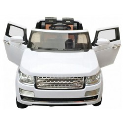 SPORT SUV White - Electric Ride On Car 2x45W + FREE LICENSE PLATES