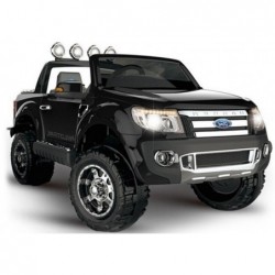 Ford Ranger Black - Electric Ride On Car 2,4G RC EVA Wheels Leather Seat