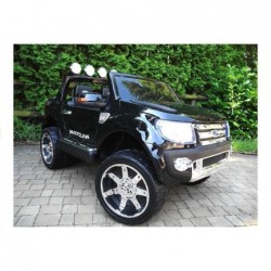 Ford Ranger Black - Electric Ride On Car 2,4G RC EVA Wheels Leather Seat