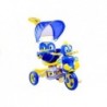 Toddler Tricycle, Trike - with sounds, parent handle, blue duck