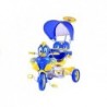 Toddler Tricycle, Trike - with sounds, parent handle, blue duck