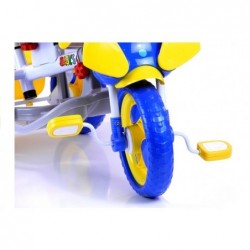 Toddler Tricycle, Trike - with sounds, parent handle, blue duck