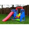 Playground For Indoor And Outdoor Swing Slide Basketball Hoop Climbing Frame