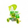 Baby Toddler Child Tricycle Trike Scooter With Sounds Parent Handle Awning Green