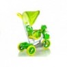 Baby Toddler Child Tricycle Trike Scooter With Sounds Parent Handle Awning Green