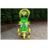 Baby Toddler Child Tricycle Trike Scooter With Sounds Parent Handle Awning Green