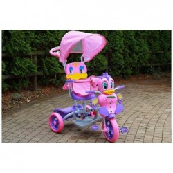 Baby Toddler Child Tricycle Trike Scooter With Sounds Parent Handle Awning