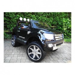 Ford Ranger Black Painting - Electric Ride On Car 2,4G RC EVA Wheel Leather Seat