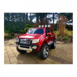 Ford Ranger Red Painting - Electric Ride On Car 2,4G RC EVA Wheels Leather Seat