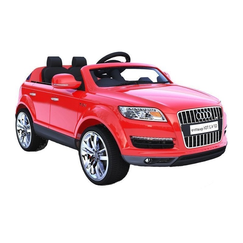 Audi Q7 Red - Electric Ride On Car + FREE LICENSE PLATES