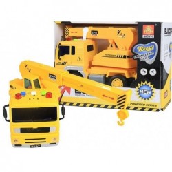 Construction Crane Car Toy - with Sounds & Movable Elements