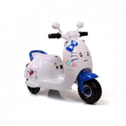 Electric Ride On Motorcycle Kitty Blue