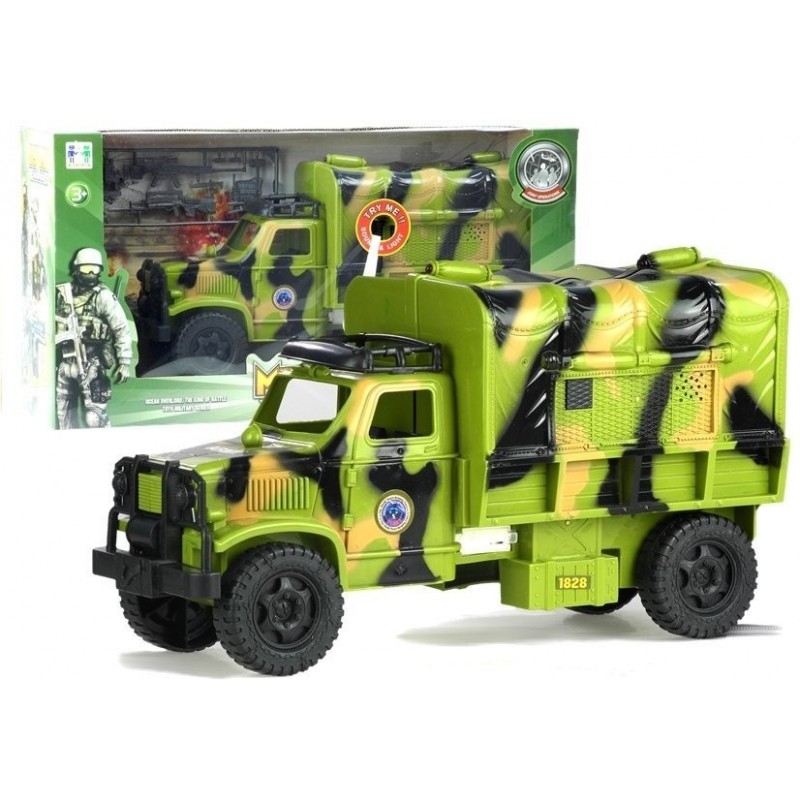 Military Vehicle Truck with War Painting Design