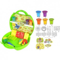 Dough Play Set Kit in a Suitcase 5 Tubes and Accessories