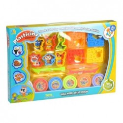 Magical Plasticine, Animals Dough Play Set - with forms