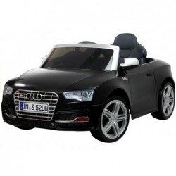 Audi S5 Black - Electric Ride On Car 2x45W Rubber Wheels Remote Control