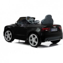 Audi S5 Black - Electric Ride On Car 2x45W Rubber Wheels Remote Control