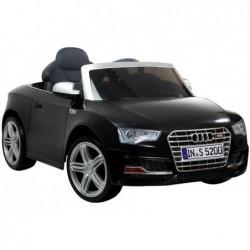 Audi S5 Black - Electric Ride On Car 2x45W Rubber Wheels Remote Control