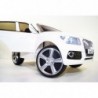 Audi Q5 White - Electric Ride On Car - Rubber Wheels Leather Seats 2,4G Remote