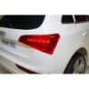 Audi Q5 White - Electric Ride On Car - Rubber Wheels Leather Seats 2,4G Remote